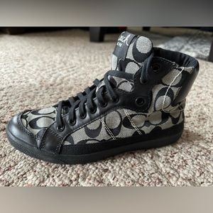 Coach high top sneakers
